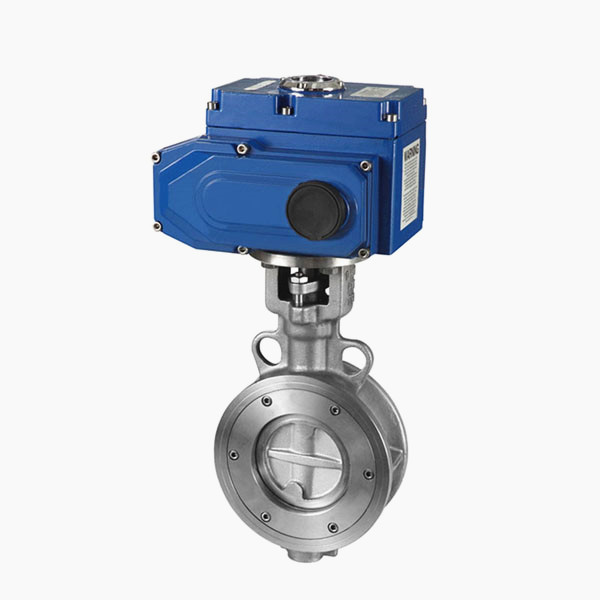 D973W電動(dòng)硬密封對(duì)夾蝶閥