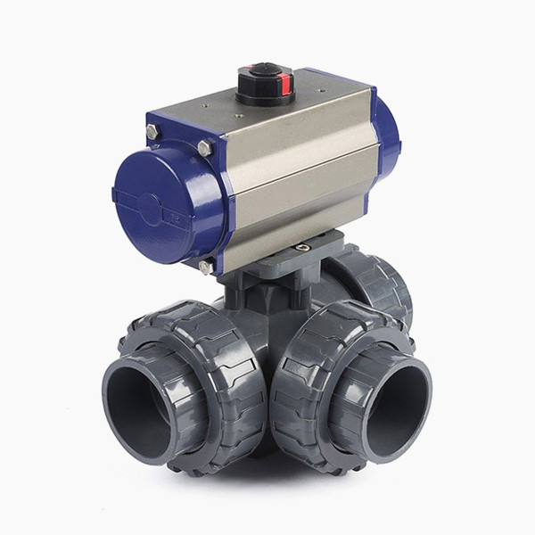 Q615S氣動(dòng)塑料三通球閥