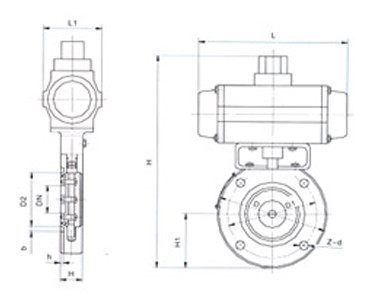 氣動真空蝶閥(圖1) 氣動真空蝶閥(圖1)
