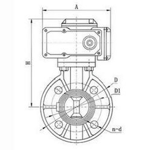 D971S電動(dòng)塑料蝶閥(圖1) D971S電動(dòng)塑料蝶閥(圖1)