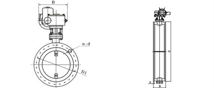 電動大口徑通風(fēng)蝶閥(圖1) 電動大口徑通風(fēng)蝶閥(圖1)